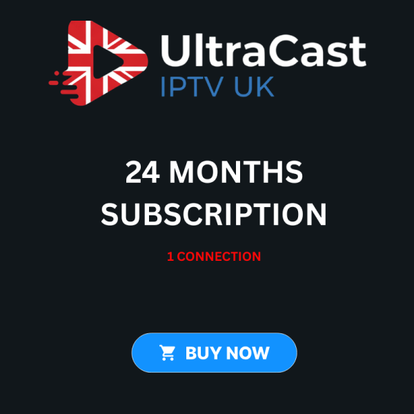 UltraCast IPTV 24 Month 1 Connection UK